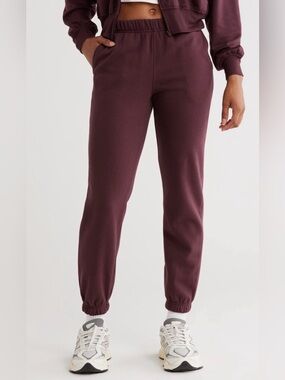Abound Fleece Sweatpants - Burgundy Fudge